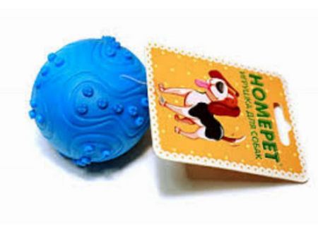HOMEPET TPR Ф 6,3 см игрушка для собак мяч с пищалкой