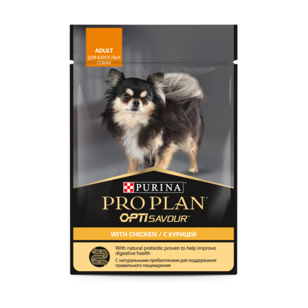 PRO PLAN® Opti Savour 85 гр влажный корм для взрослых собак мелких пород с курицей
